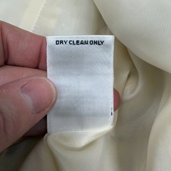 Women's TALBOTS‎ Shimmery Gold Striped Blazer- Size 8 - Picture 9 of 9